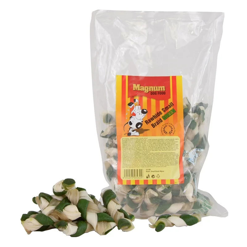 Magnum Rawhide Small Braid Green 40 ks