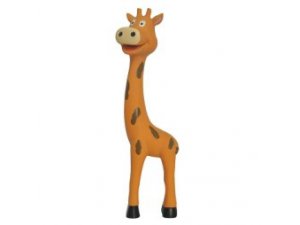 HRAČKY SALAČ Žirafa pískací 25cm - LATEX (72/1)