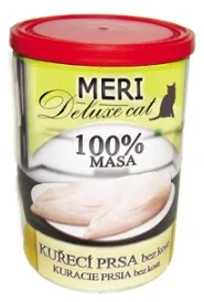 MERI Deluxe Cat kuřecí prsa bez kosti, konzerva 400g