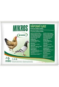 Mikrop ČEBÍN a.s. Mikros VPC vápenný grit plv 3kg
