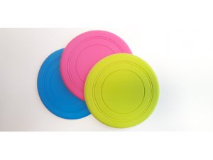 HRAČKY SALAČ Frisbee modrý - TPR 18x18x18cm