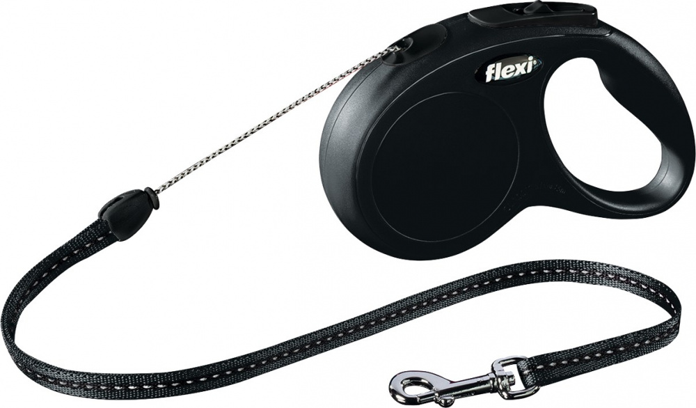 Flexi.de Vodítko Flexi Classic M 5m (max 20kg) lanko černá