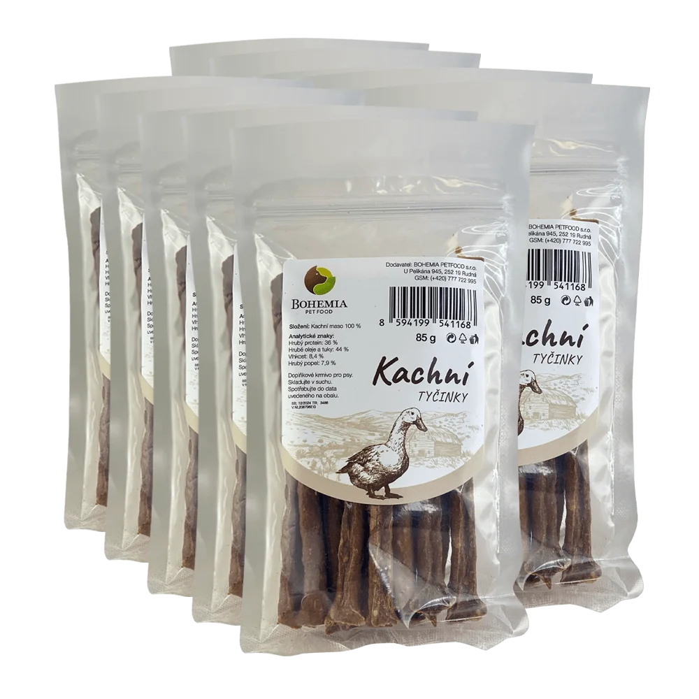 Bohemia Pet Food 10x BOHEMIA Kachní tyčinky 85g