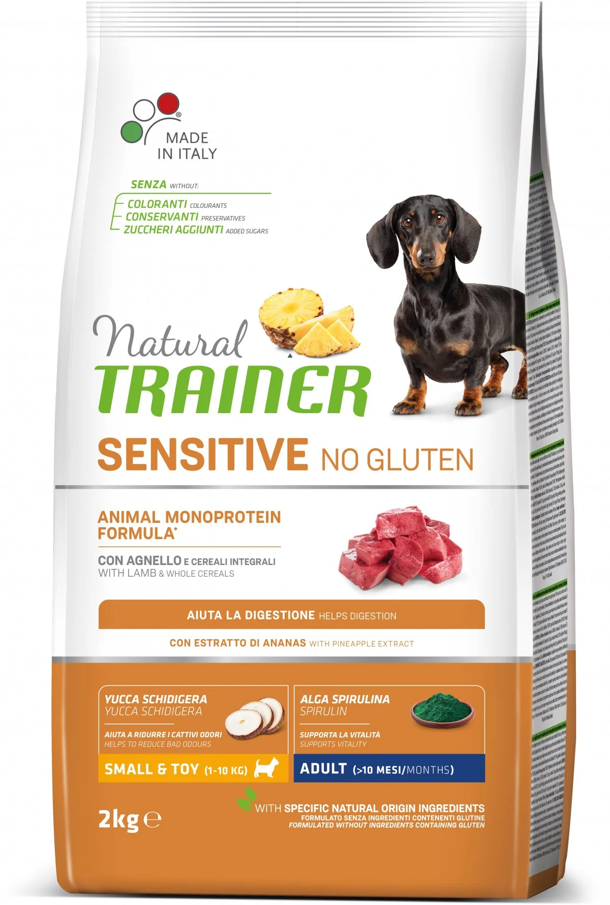 TRAINER Natural SENSITIVE No gluten Adult Mini jehneci 2kg