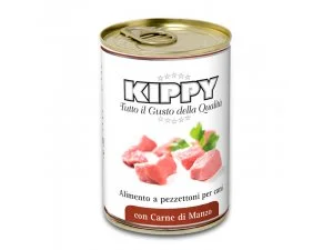 KIPPY Dog kousky v omáčce - hovězí 400g/24kart.