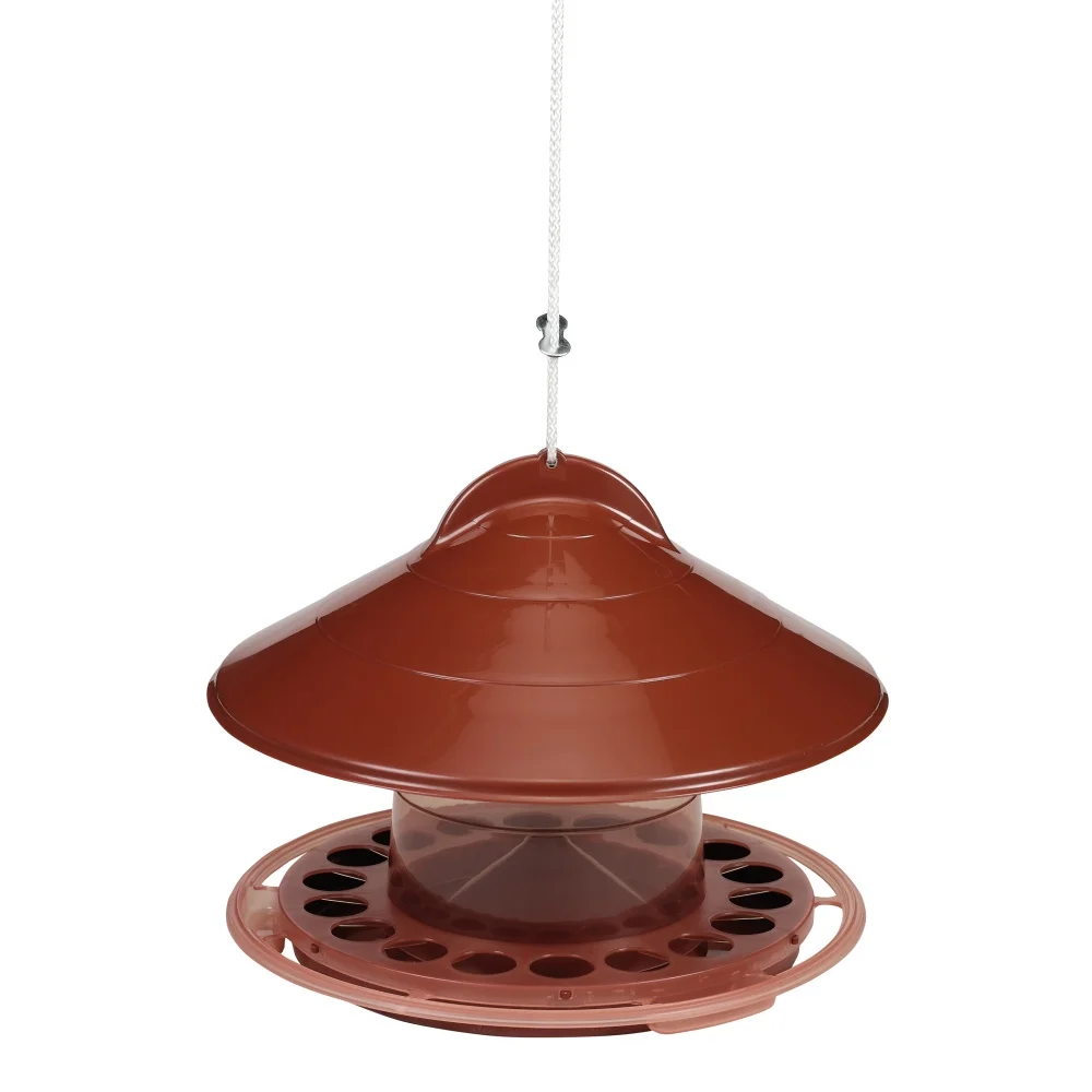 Krmítko pro ptáky, hnědé 1 ks hnědé