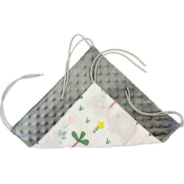 Samohýl Exclusive Pelech dr.savec závěsný M, sloni, šedá minky 30x30cm