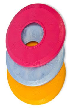 Hračka pes Disk MAX aport plovací Vanil. 18cm SP