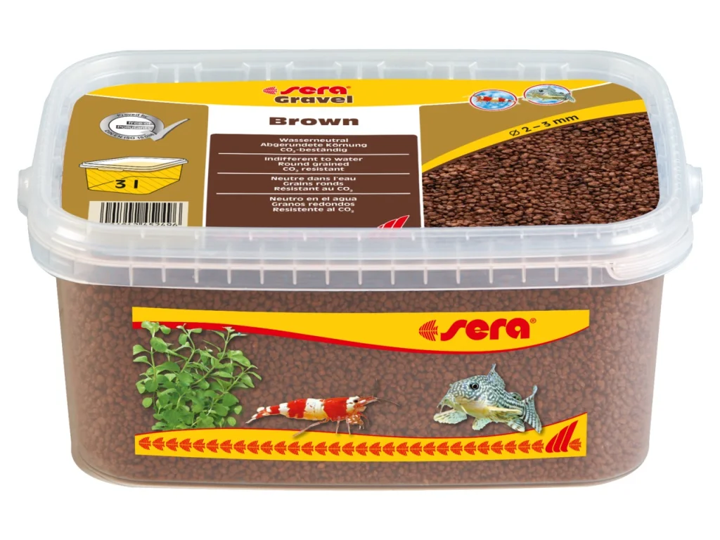 sera GmbH sera Gravel Brown 3l (O 2 až 3 mm)