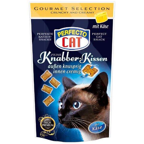 Perfecto Cat Plněné polštářky se sýrem 50g