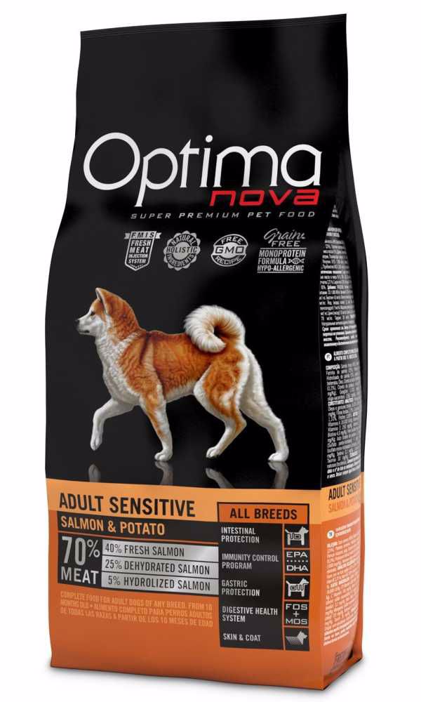 OPTIMAnova dog ADULT SENSITIVE 12 kg
