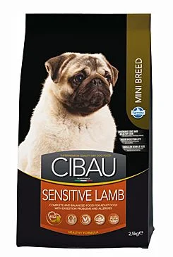 CIBAU Dog Adult Sensitive Lamb&Rice Mini 2,5 kg