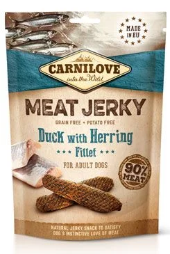 Carnilove Meat Jerky 100g - Duck/Herring