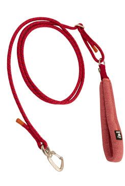 HURTTA Adjustable lanové vodítko pro psy červené 120-180cm 1 ks, Tloušťka vodítka (mm): 6