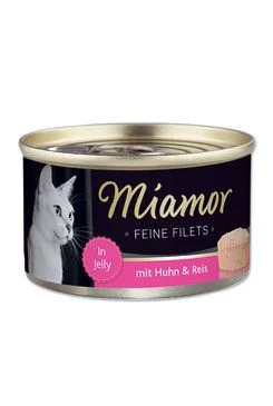 Konzerva MIAMOR Feine Filets kuře + rýže v želé 100 g