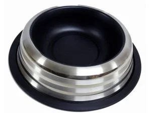 RAINTECH Miska nerez LINE PASTELOVÁ černá 0,9l/18cm