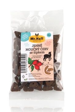 UGF - Pamlsky pro psy Jehněčí - Moučný červ 80g 80g