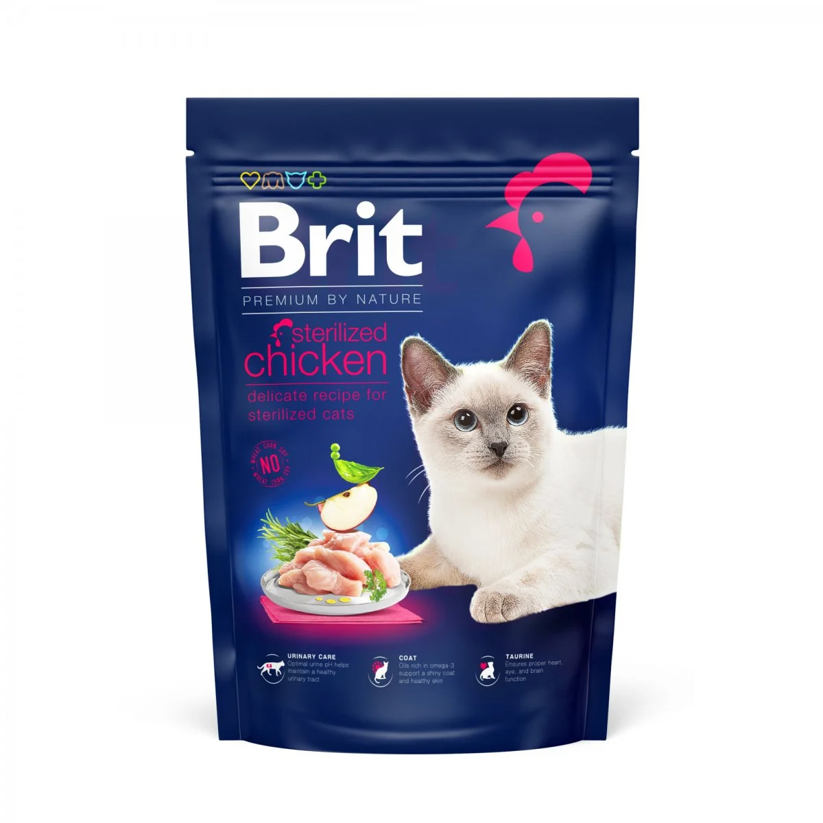 BRIT Premium by Nature Cat Sterilized Chicken 800 g