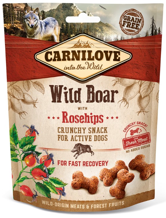 CARNILOVE Dog Crunchy Snack Wild Boar with Rosehips with fresh meat 200 g
