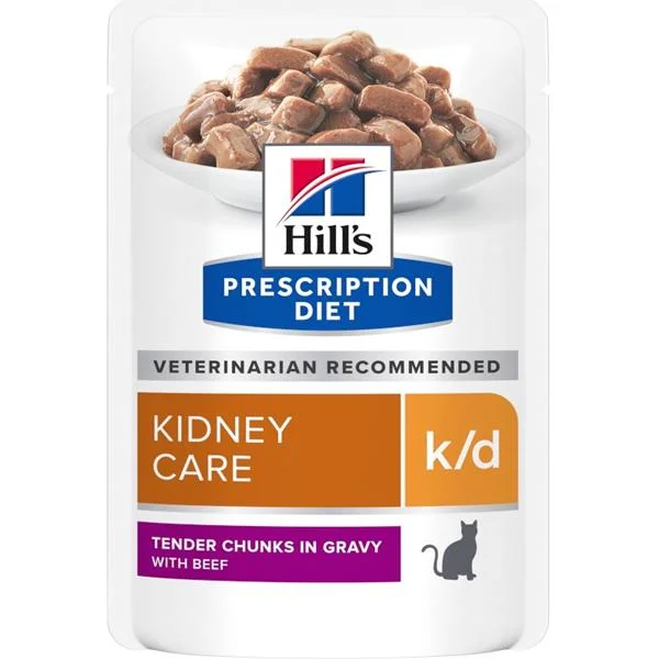 Hill's Precription Diet Hill's Prescription Diet Feline k/d kapsička Beef 12 x 85 g