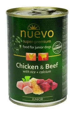 Nuevo pes Junior Kuřecí a Hovězí konz. 400 g