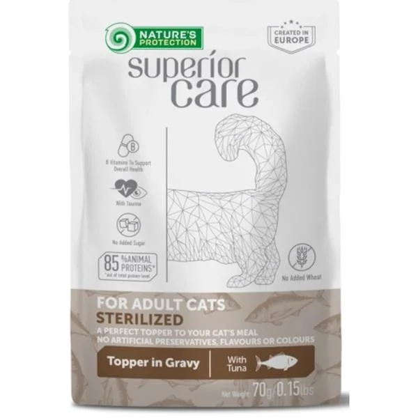 Nature's Protection Cat kaps. Superior Care Adult Sterilised 70 g