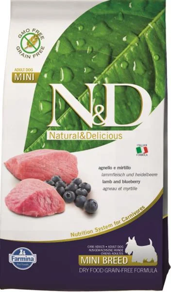 N&D PRIME DOG Adult Mini Lamb & Blueberry 800 g