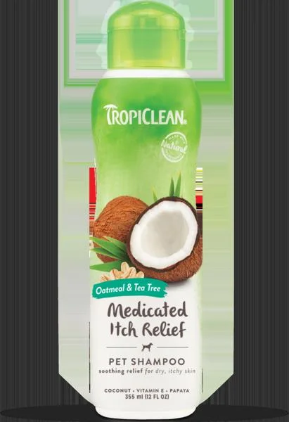 TROPICLEAN šampón ovesné vločky a čajovník 355ml