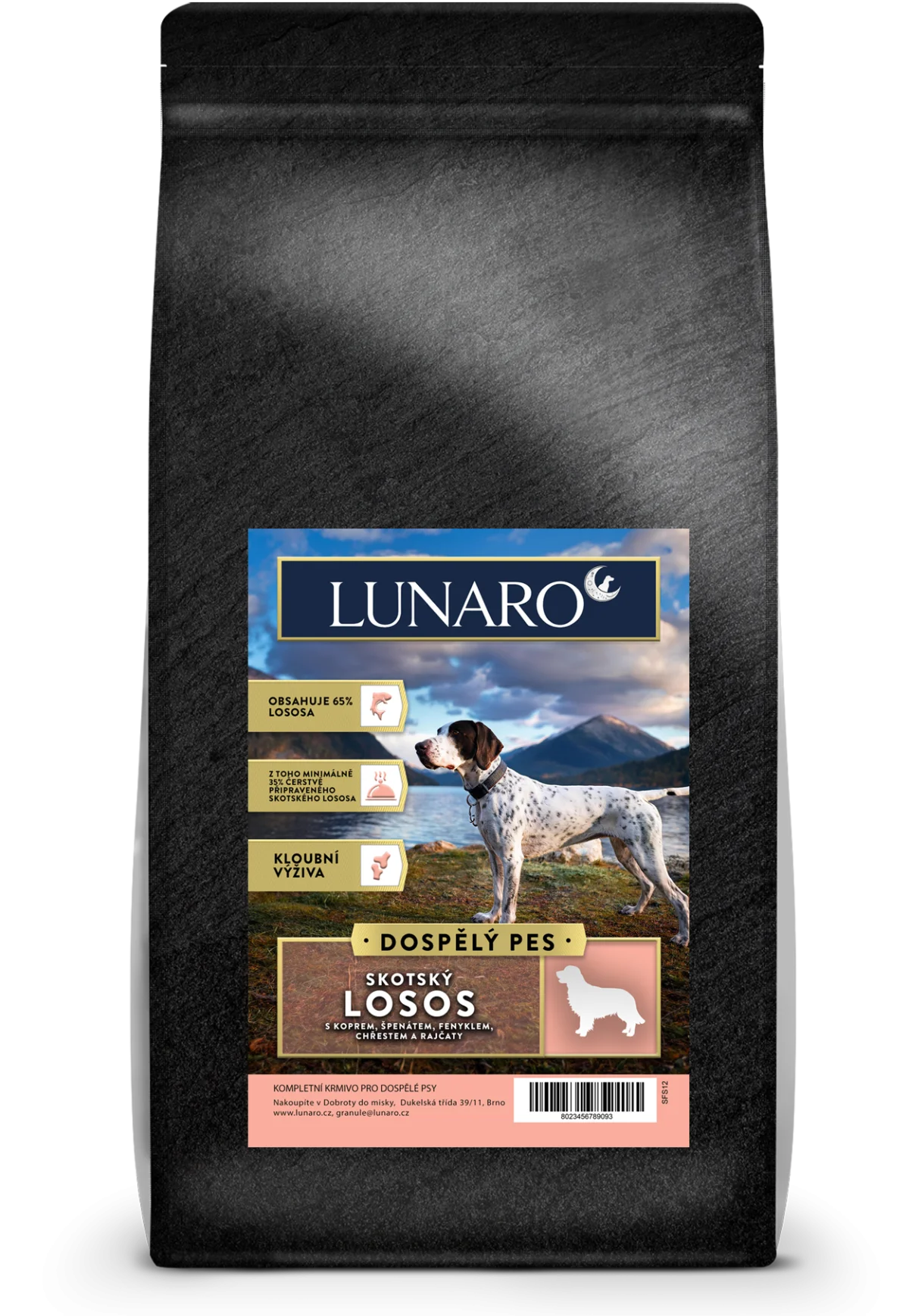 Lunaro Scotish River Adult 6kg - Losos s batáty