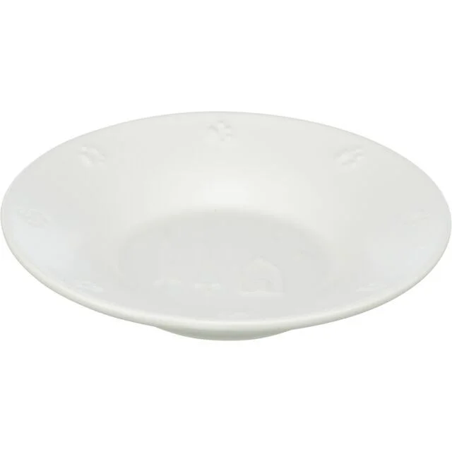 Vánoční keramická miska, 0.2 l/ø 16 cm, bílá 1 ks