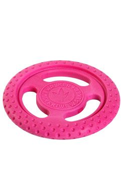 Hračka pes FRISBEE MINI plov. z TPR pěny KW růžová