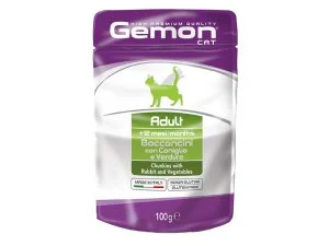 GEMON Cat HP kapsička králík/zelenina100g/24bal