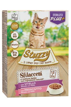 Stuzzy Cat kapsa Adult Sterilised šunka 12X85G