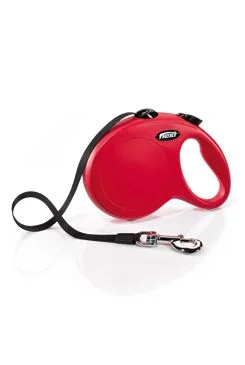 Vodítko FLEXI Classic NEW pásek 5 m/ 50 kg červená