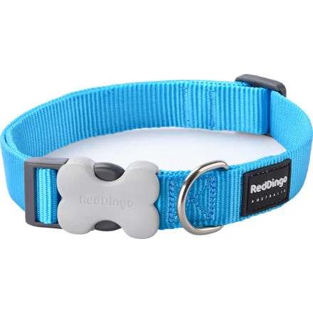 Obojek RD 12 mm x 20-32 cm - Jednobar. - Tyrkysová