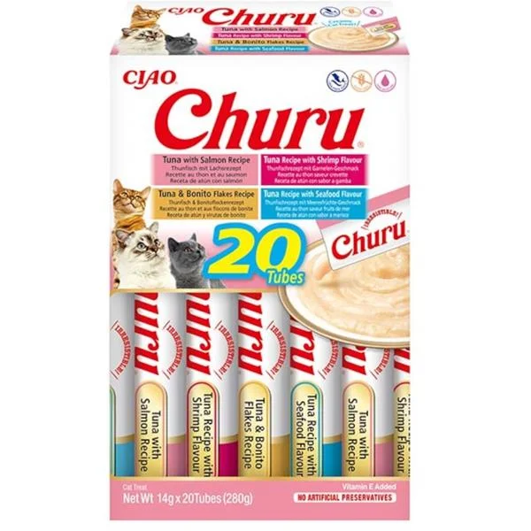 Churu Cat BOX Seafood Variety 20x14g