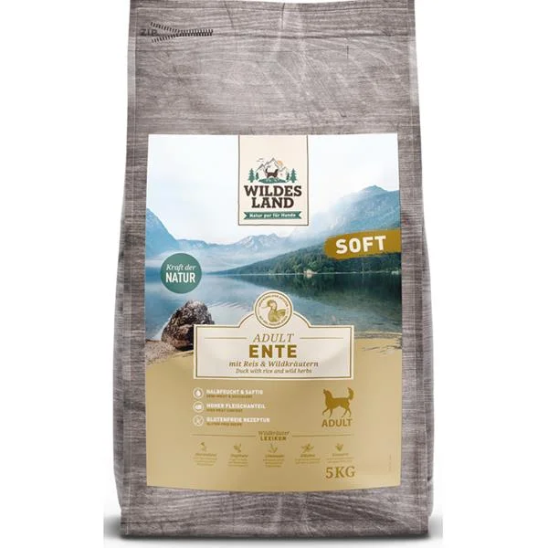 Wildes Land Dog Soft Adult Duck & Rice 5 kg
