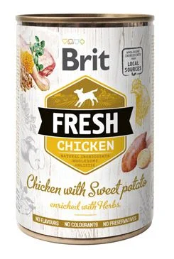 Brit Dog Fresh konz Chicken with Sweet Potato 400 g