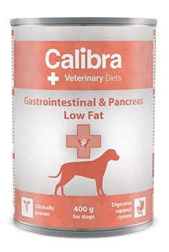 Calibra VD Dog konz. Gastrointestinal Low Fat 400g