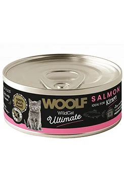 WOOLF Wildcat Ultimate konz Kitten Salmon pate  85g