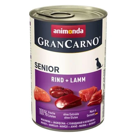 GRANCARNO Senior - hovězí, jehněčí 400 g