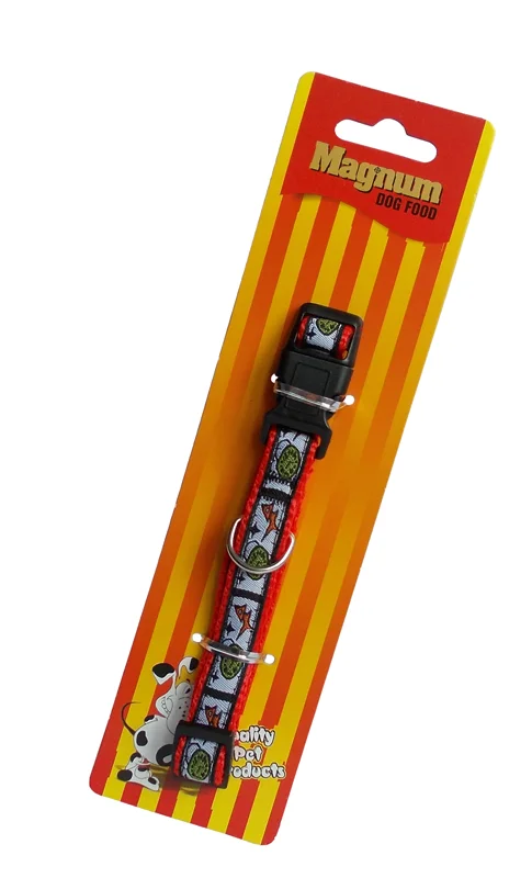 Magnum Obojek pro psy červený 15mm x 25-40cm