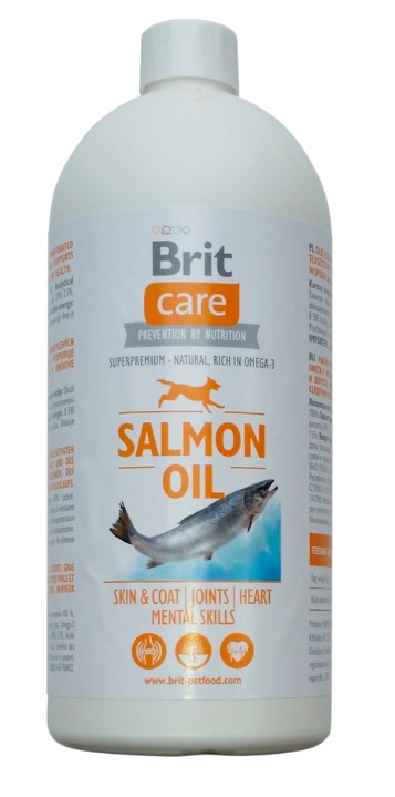 Brit Care Lososový Olej Pro Psy 1000 ml