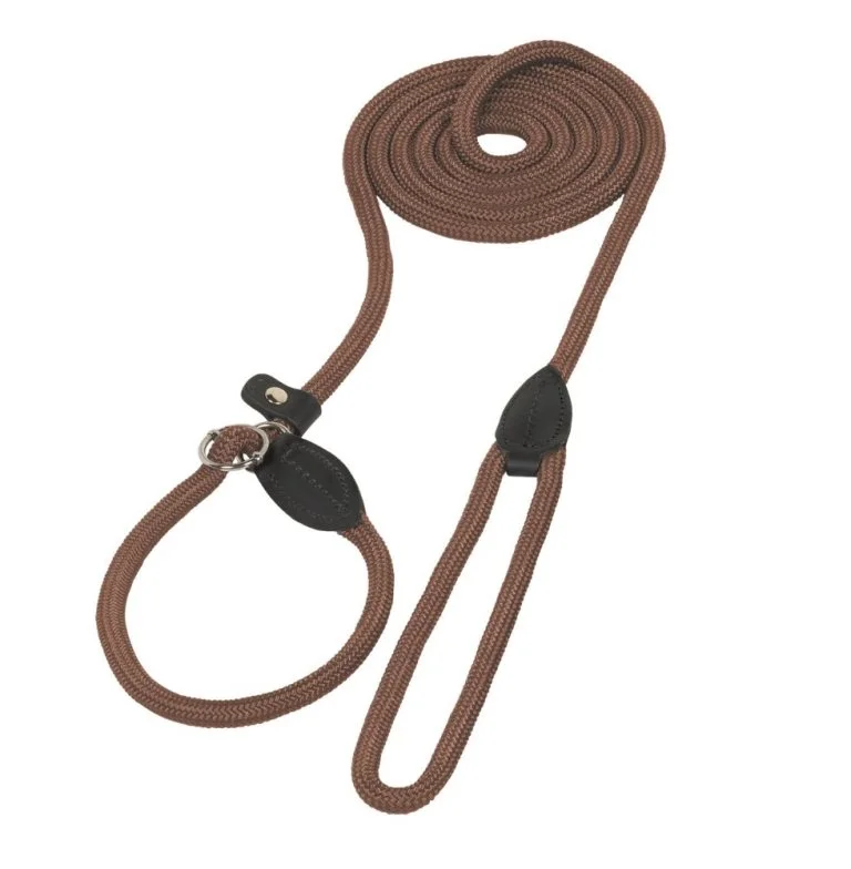 Nobby FUN Royal vodítko s obojkem 170cm / 13mm hnědá