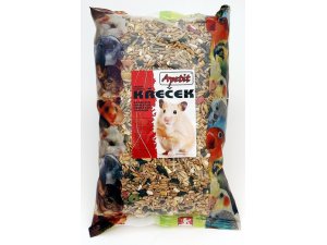 Krmivo pro malé hlodavce Apetit křeček, 6x 800g, cena za 1ks 6010