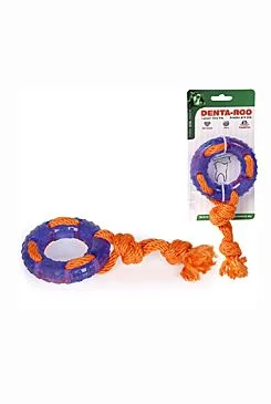 Hračka pes Denta Roo Záchranný kruh 22cm/9,5cm 1 ks