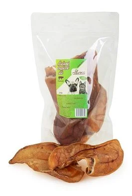 NATURECA pochoutka Vepřové uši sušené  3 ks