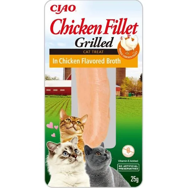 Churu Cat Grilled Chicken Fillet in Flavored Broth 25 g