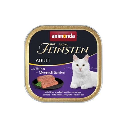 ANIMONDA paštika ADULT - kuře, mořské plody pro kočky 100g EXP 1/2025