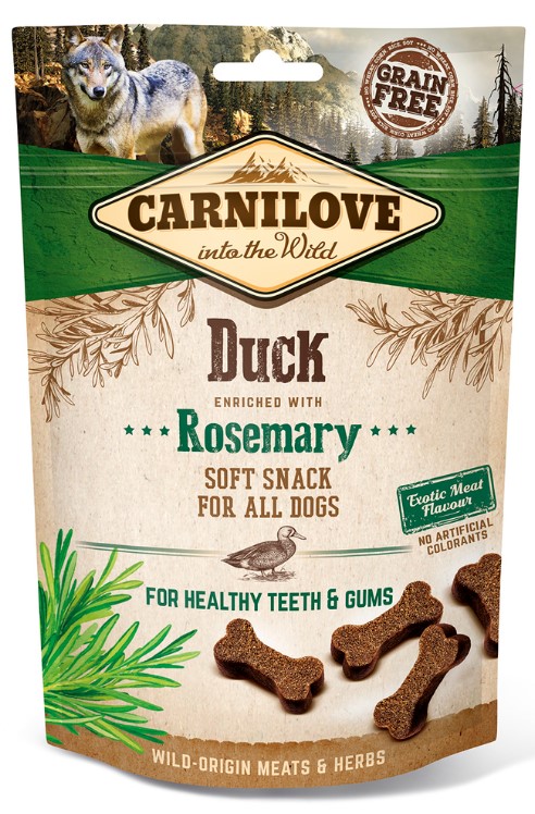Carnilove Dog Semi Moist Snack Duck&Rosemary 200g